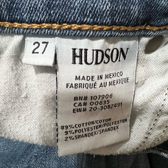 Hudson Nico Midrise Super Skinny Jeans in Medium Wash, Size 27 - Picture 8 of 10